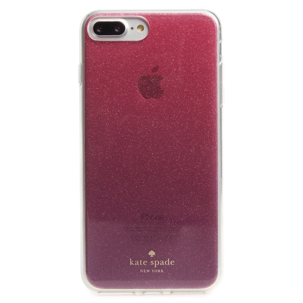 🆕 kate spade pink glitter ombré iPhone 7/8 case